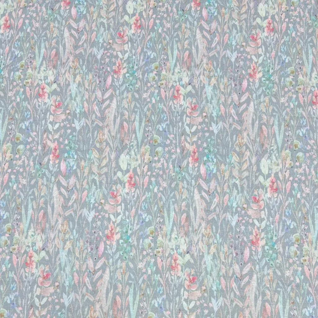 Busy Gardens Cotton Jersey Fabric