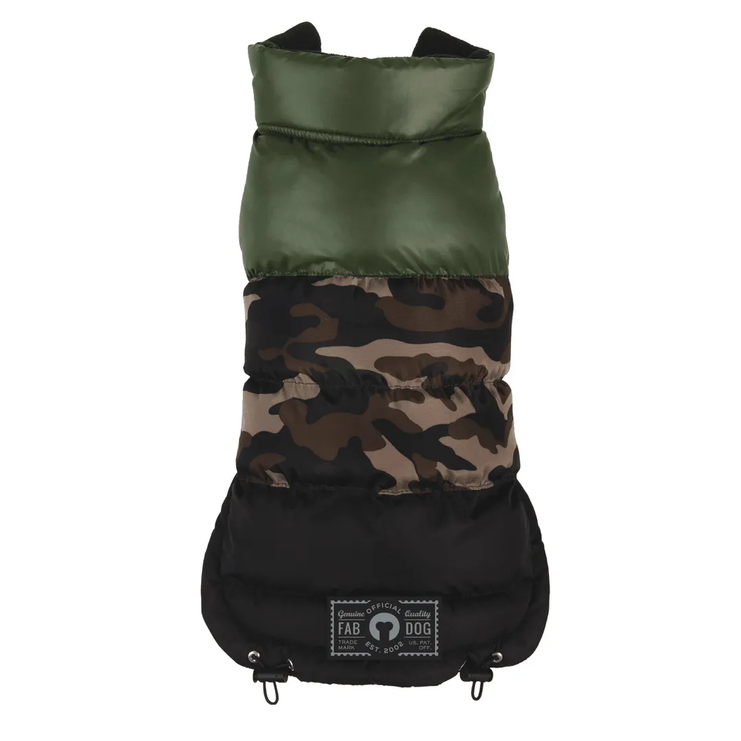 Colorblock Dog Puffer Coat