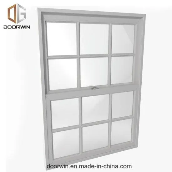 Doorwin 2021American Style Thermal Break Aluminum Single Hung Window Ultra Large Sliding Sash Window - China Single Hung Window, Hung Window