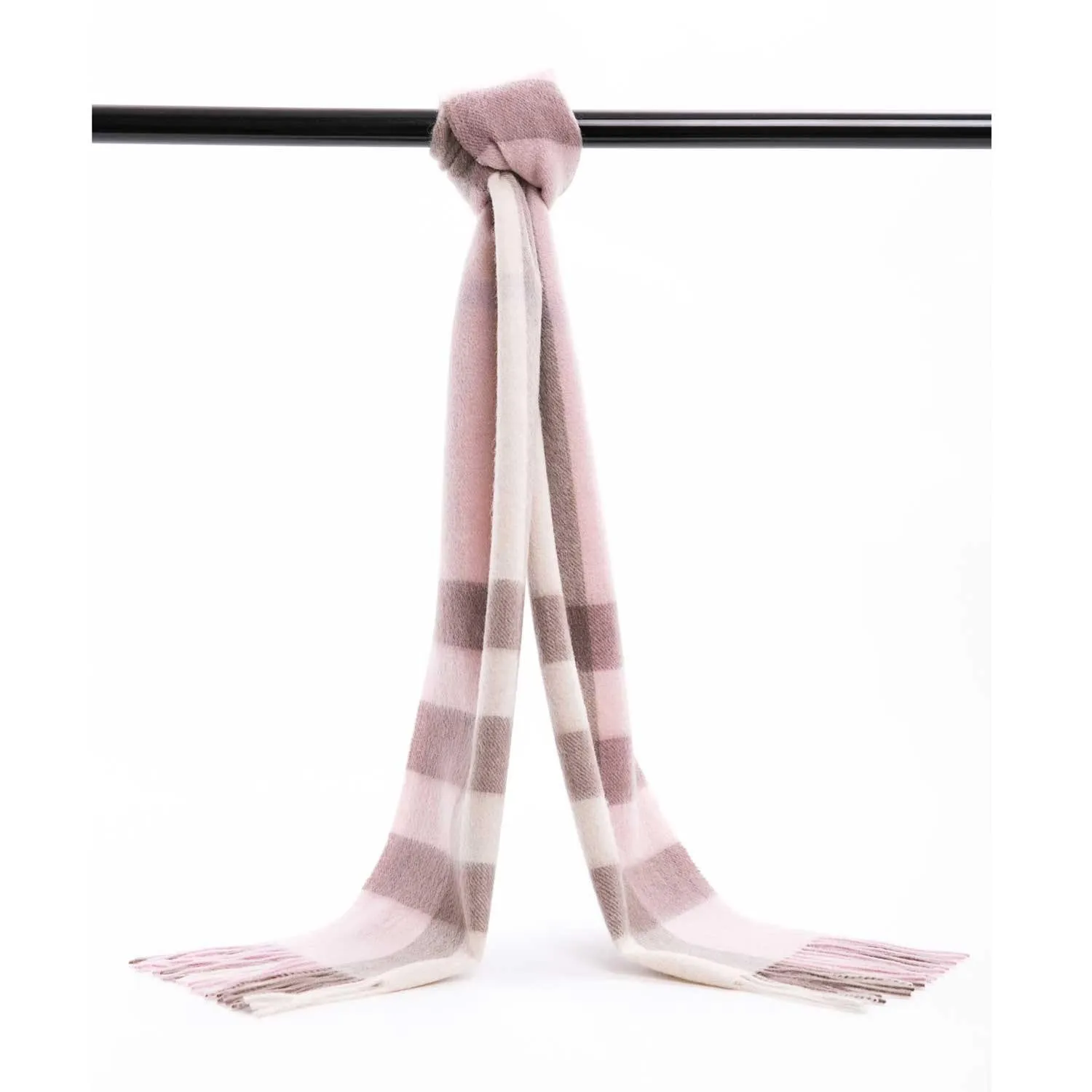 POSH FLEECE Pure Wool Luxurious Scarf with Fringed Trim SGB10004