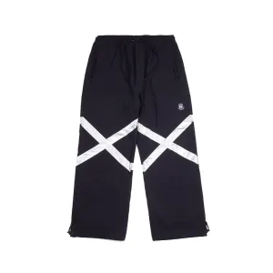 POT-X SILVER STRETCH JOGGER PANTS NAVY