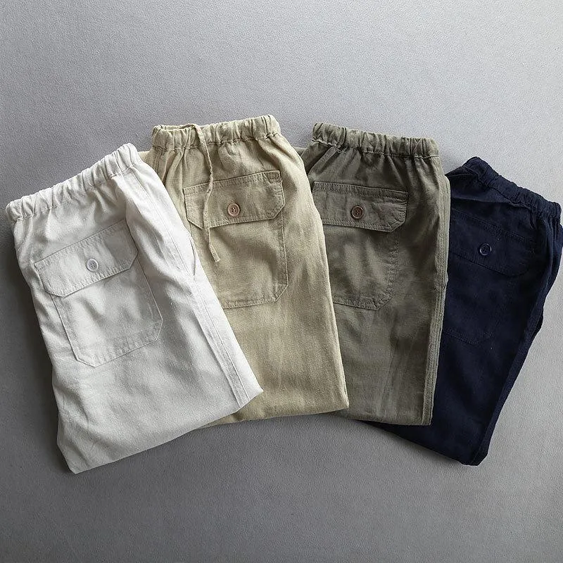 Summer Linen Pants For Men