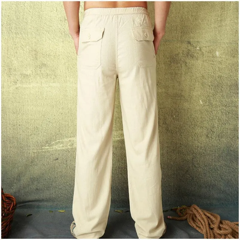 Summer Linen Pants For Men