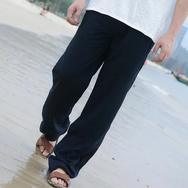 Summer Linen Pants For Men