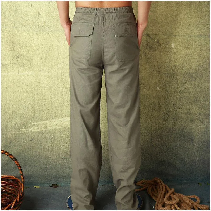 Summer Linen Pants For Men
