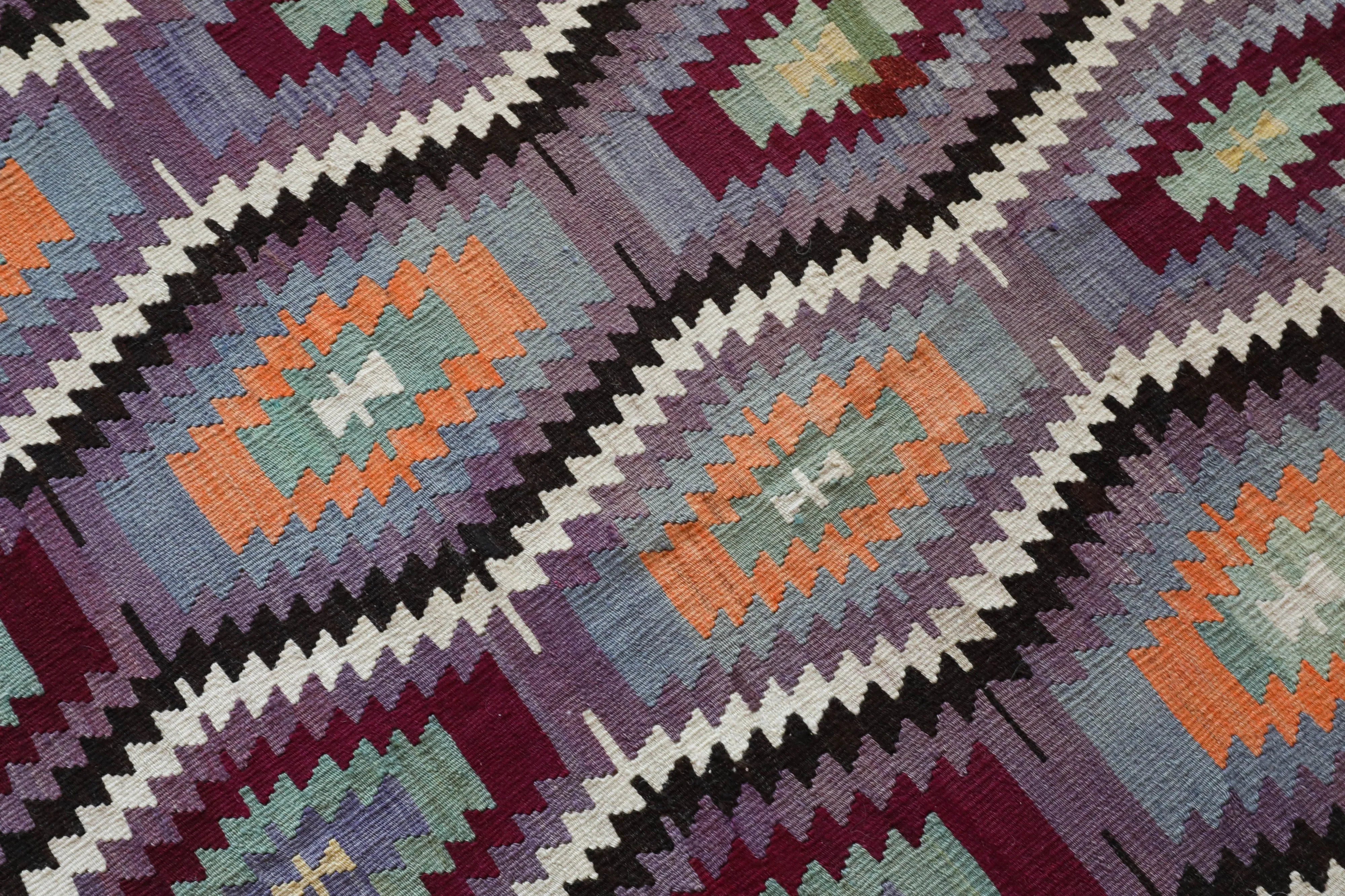 Vintage Antalya Barak Kilim Rug 5'10"x8'